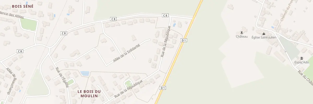 Plan du 4 Rue de la République à Saint-Julien-l’Ars