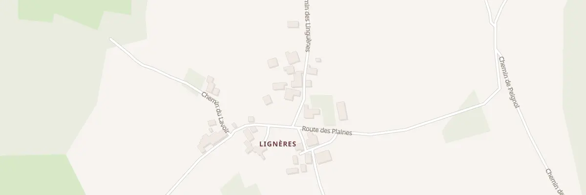 Plan du 8 Ligneres à Saint-Just