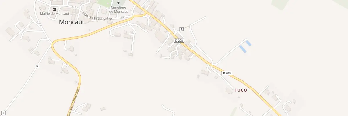 Plan du 1020 Rte du Moulin à Moncaut