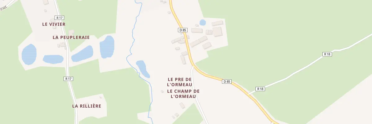 Plan du 18 Rte de la Bosse à Saint-Georges-du-Rosay