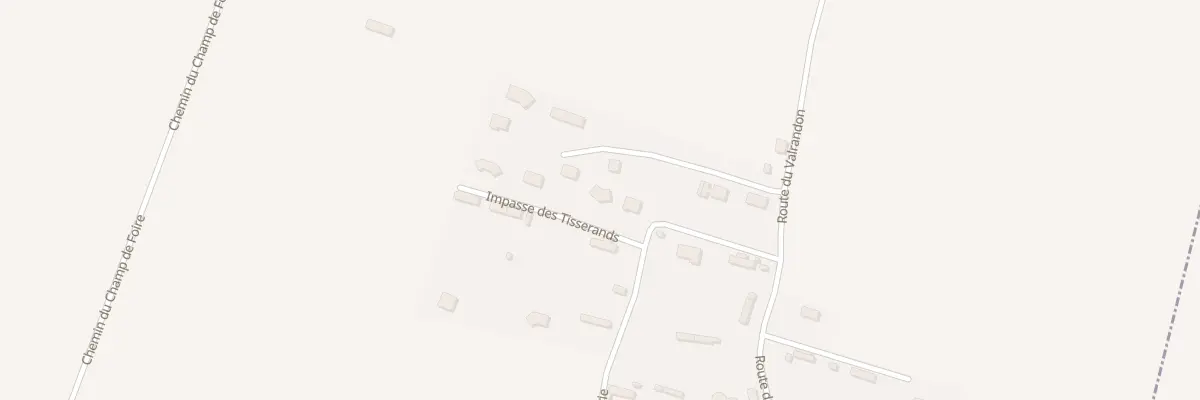 Plan du 102B Imp des Tisserands à Angerville-la-Martel
