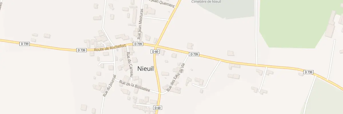 Plan du 3225 Rte de Rochefort à Nieuil