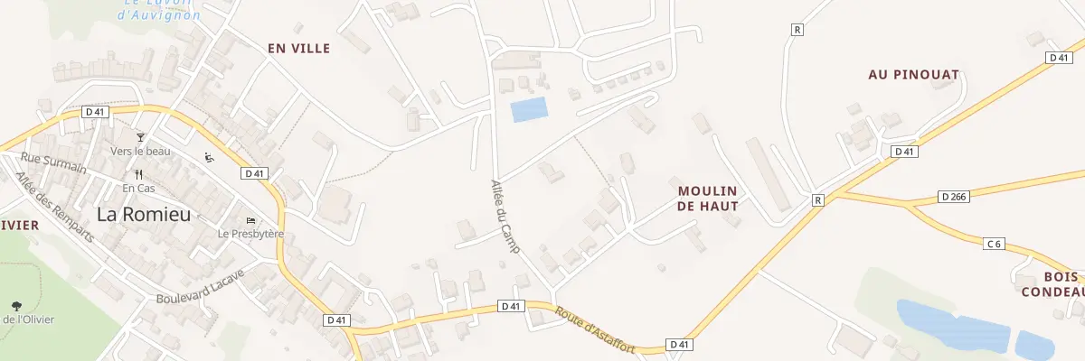 Plan du 5323 Au Camp à La Romieu