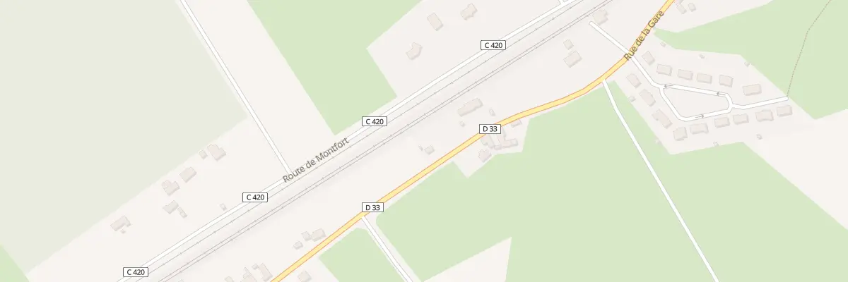 Plan du 22 Rue de la Gare à Beillé