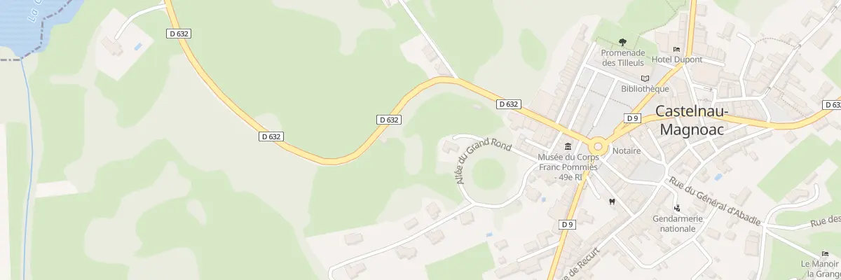 Plan du 4 All du Grand Rond à Castelnau-Magnoac