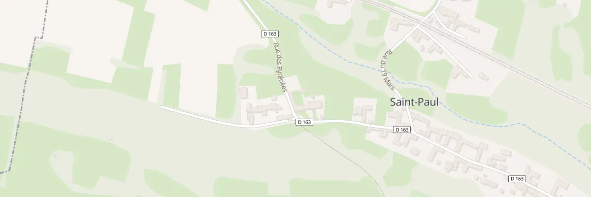 Plan du 59 Rue des Pyrenées à Saint-Paul