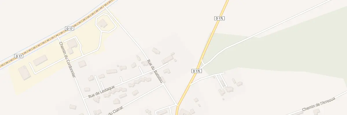 Plan du 235 Rue du Batistou à Boudrac