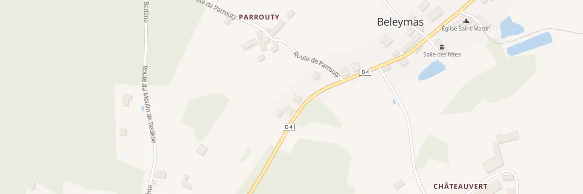Plan du 4 Le Bourg-Sud à Beleymas
