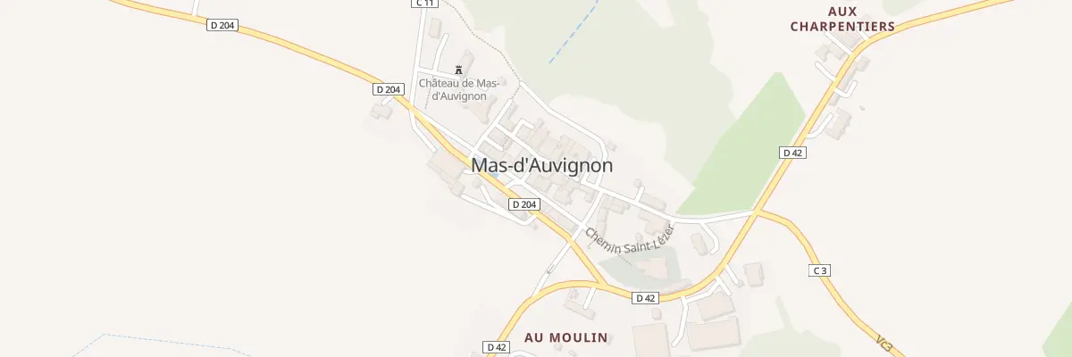 Plan du 6 Rue des Remparts à Mas-d’Auvignon