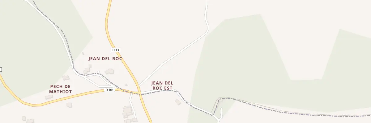 Plan du 1431 Rte de Castelmoron à Monclar