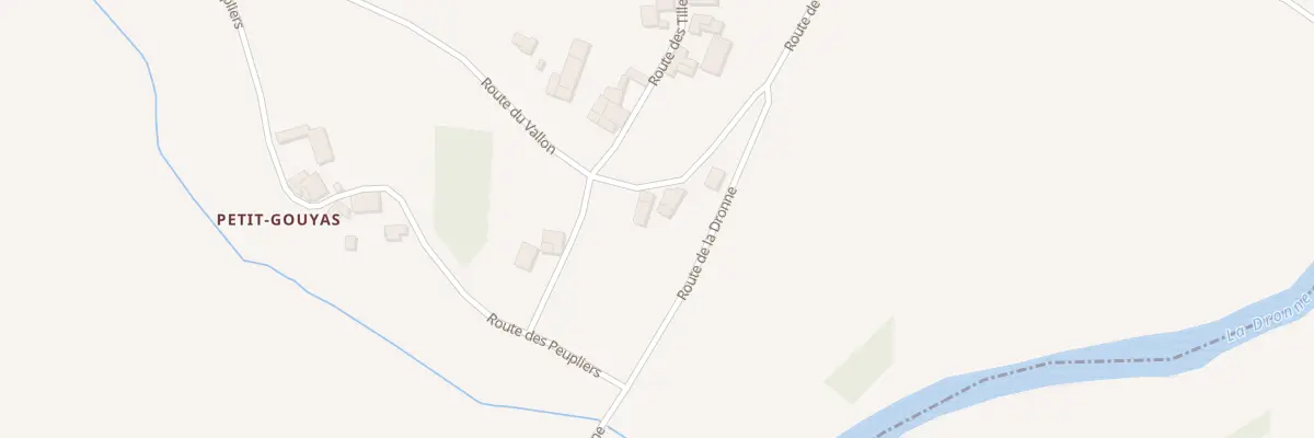 Plan du 4018 Rte du Vallon à Montagrier
