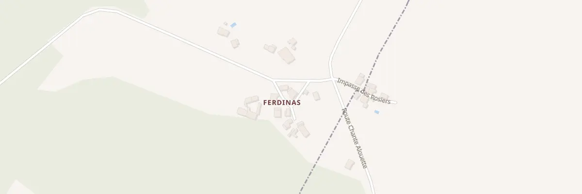 Plan du 5 Ferdinas à Mainzac