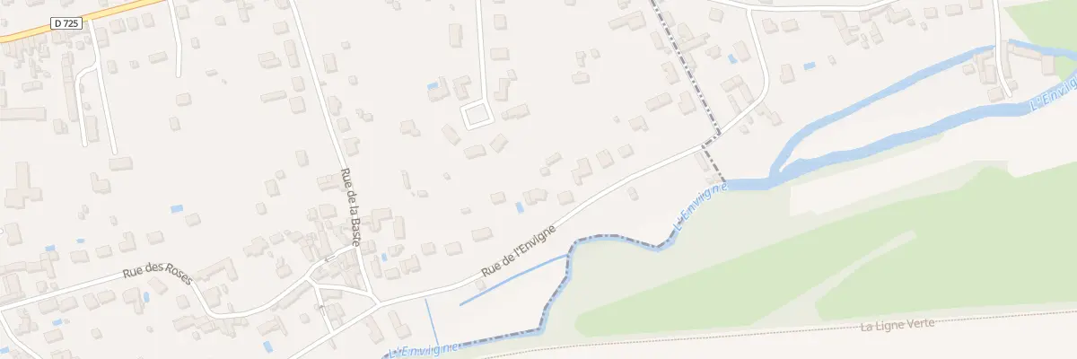Plan du 59 Rue de l’Envigne à Thuré
