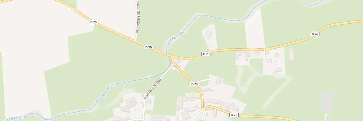 Plan du 2 Rue de la Carrau à Montégut