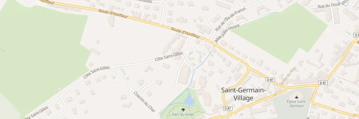 Plan du 5067 Côte Saint-Gilles à Pont-Audemer