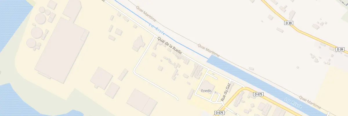Plan du 38 Quai de la Ruelle à Pont-Audemer