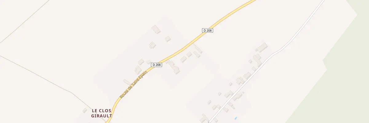 Plan du 20B Rte de Saint-Epain à Trogues