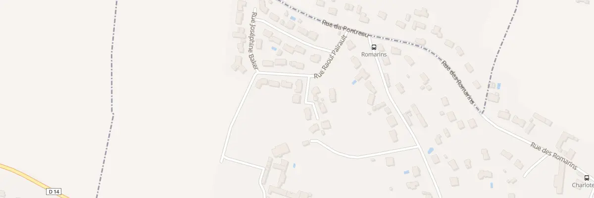 Plan du 19 Rue Raoul Pairault à Châtellerault