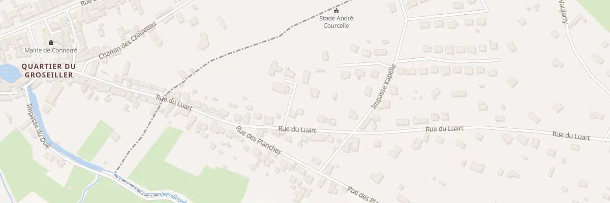 Plan du 33 Rue du Luart à Duneau