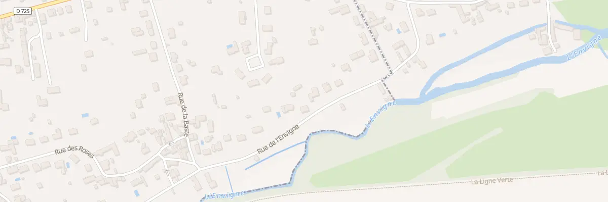 Plan du 61 Rue de l’Envigne à Thuré
