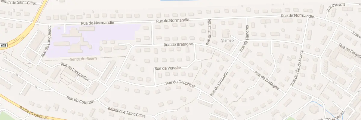 Plan du 2 Rue de Vendée à Pont-Audemer