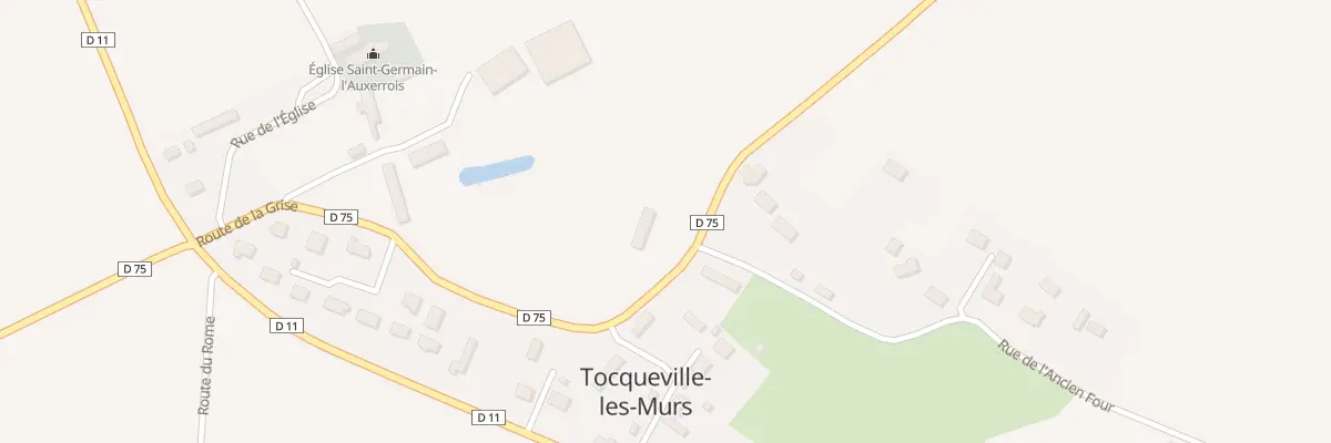 Plan du 6 Rte de la Grise à Tocqueville-les-Murs
