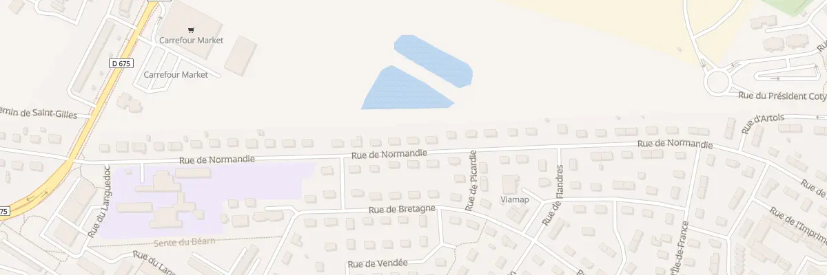 Plan du 44 Rue de Normandie à Pont-Audemer