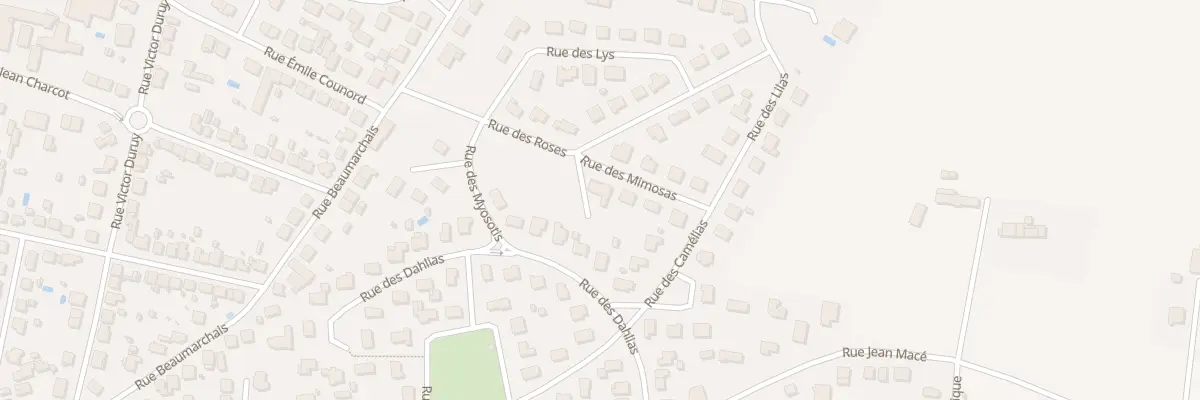 Plan du 3 Rue des Mimosas à Bergerac