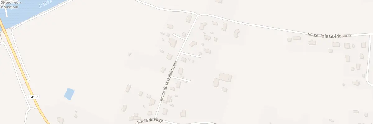 Plan du 188 Rte de la Guéridonne à Saint-Léon-sur-l’Isle