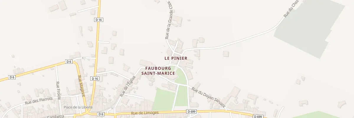 Plan du 2 Rte de Chez Maridou à Montbron