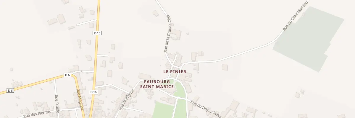 Plan du 23 Fg Saint Maurice à Montbron