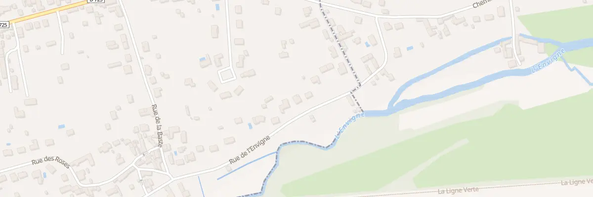 Plan du 65 Rue de l’Envigne à Thuré