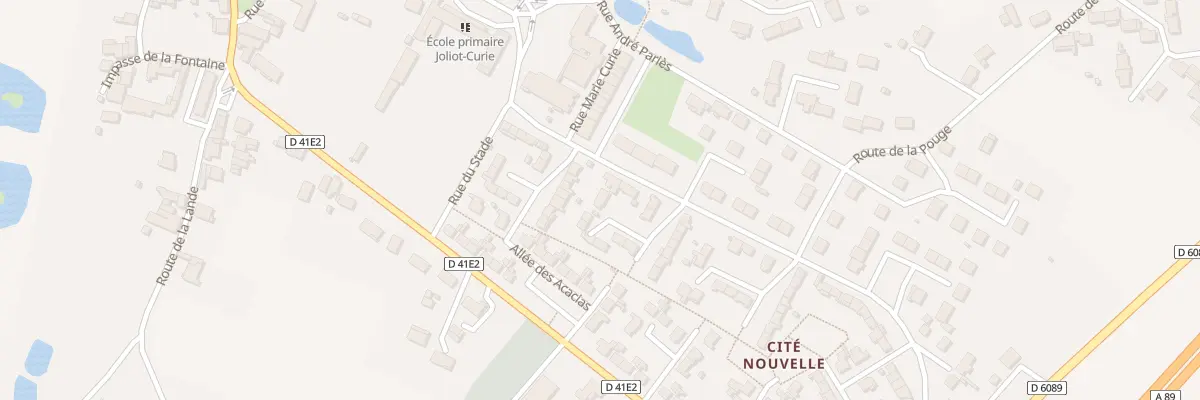 Plan du 6 Rue Victor Hugo à Saint-Léon-sur-l’Isle