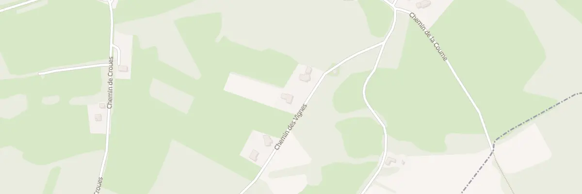 Plan du 3 Che des Vignes à Montégut