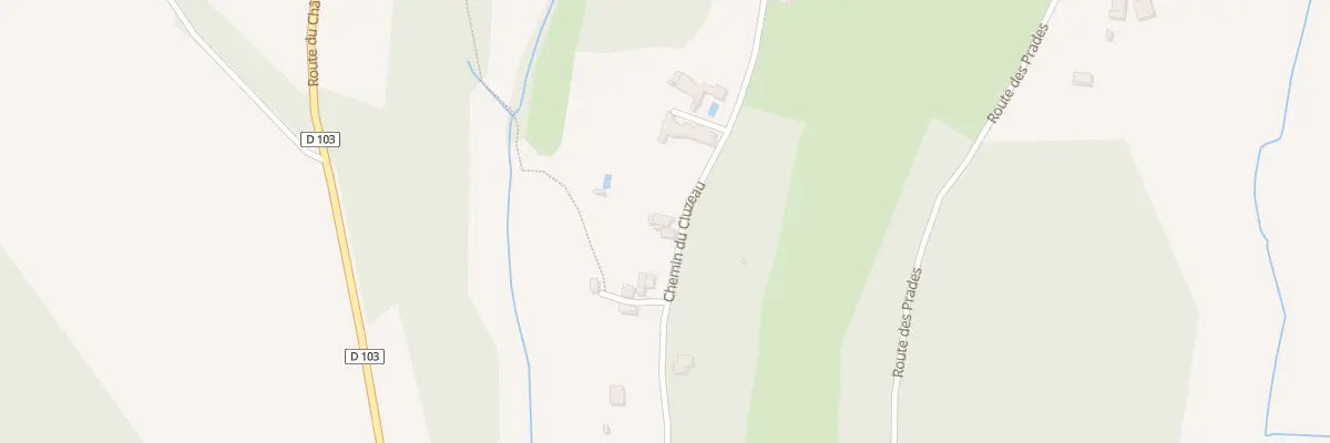 Plan du 499 Che du Cluzeau à Tocane-Saint-Apre