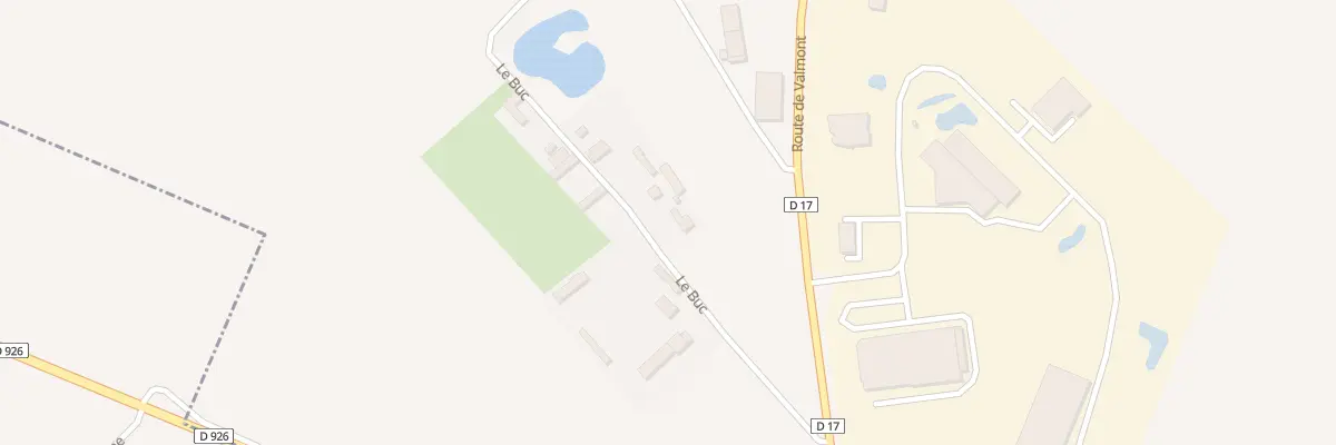 Plan du 2 Le Buc à Thiétreville