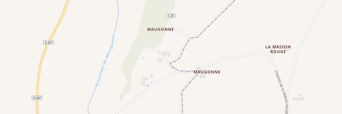 Plan du 5076 Maugonne à Crissay-sur-Manse