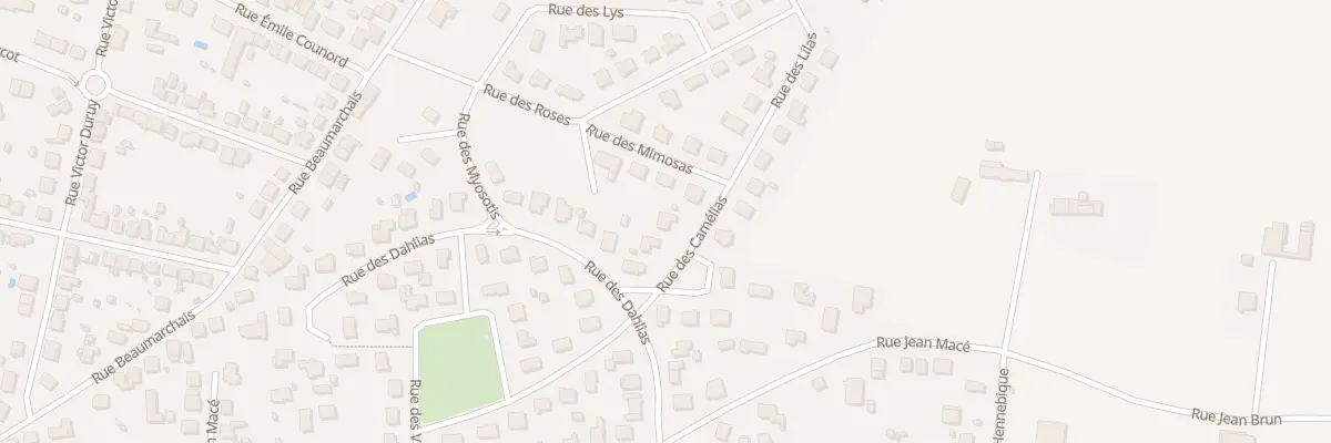 Plan du 10 Rue des Camelias à Bergerac