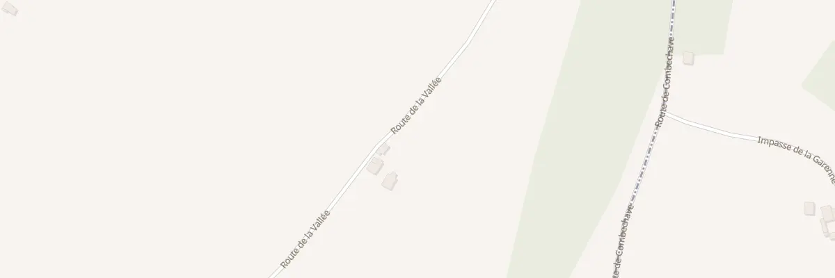 Plan du 1028 Rte de la Vallée à Montagrier