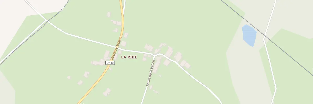 Plan du 3 Rte de la Vallee à Orgedeuil