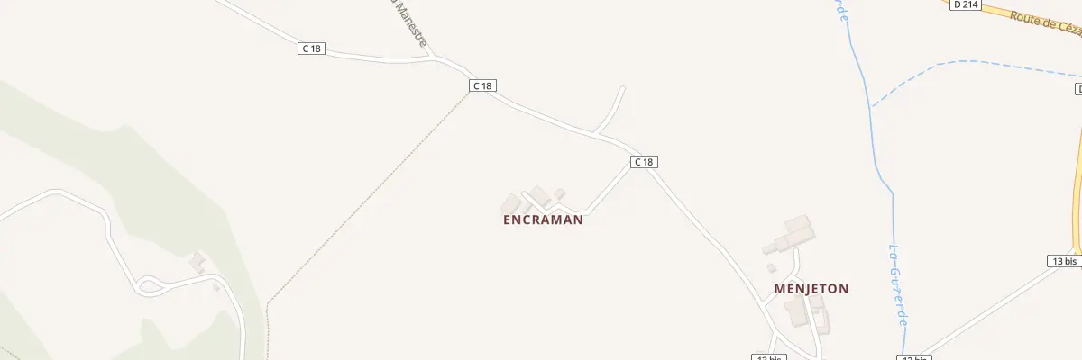Plan du 5150 Encraman à Lavardens