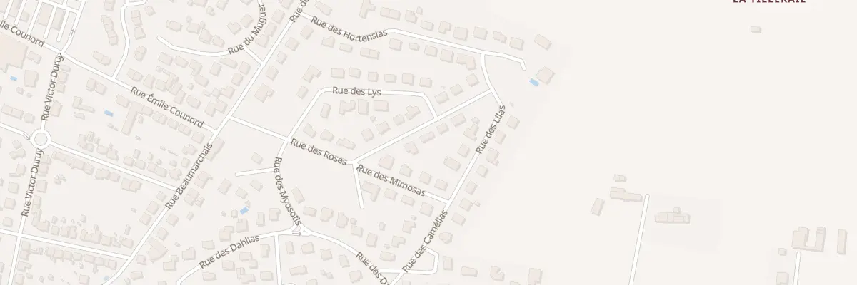 Plan du 5 Rue des Roses à Bergerac