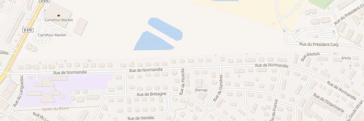Plan du 38 Rue de Normandie à Pont-Audemer
