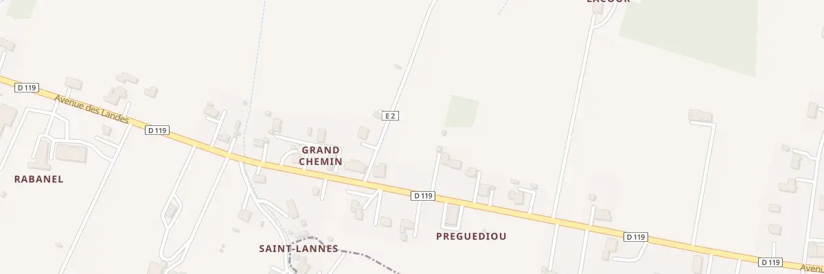 Plan du 784 Av des Landes à Sérignac-sur-Garonne