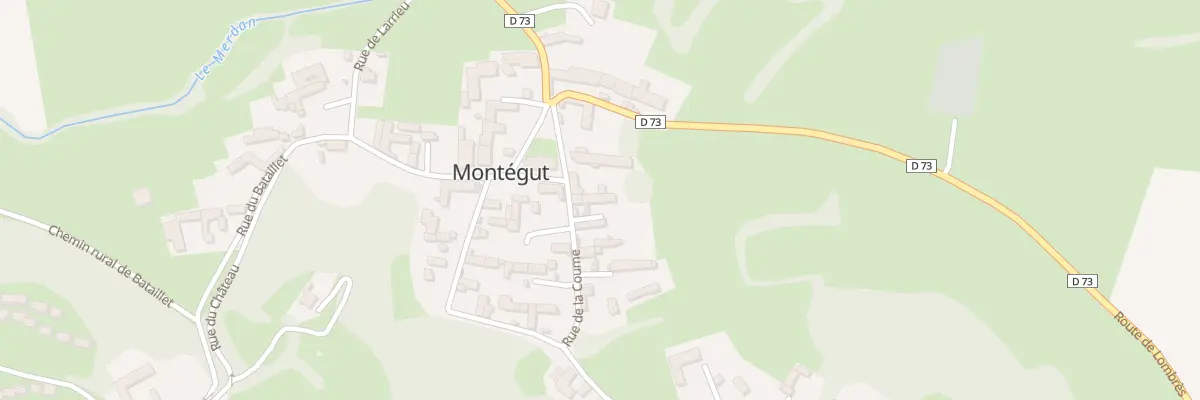 Plan du 4 Rue de la Coume à Montégut