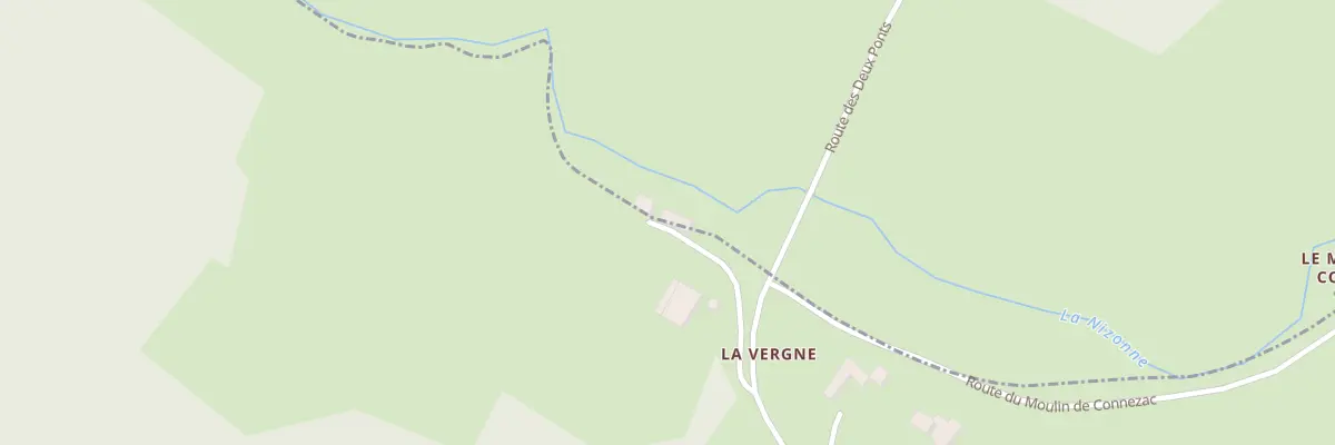 Plan de Lavergne à Mareuil en Périgord