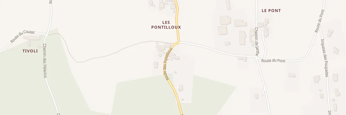 Plan du 6 Rte des Pontilloux à Vallereuil