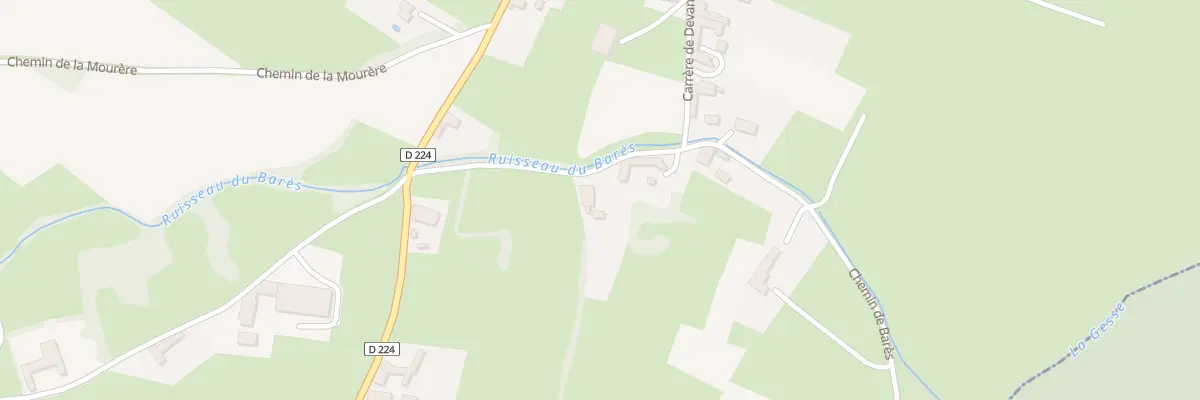 Plan du 6 Che de Bares à Arné