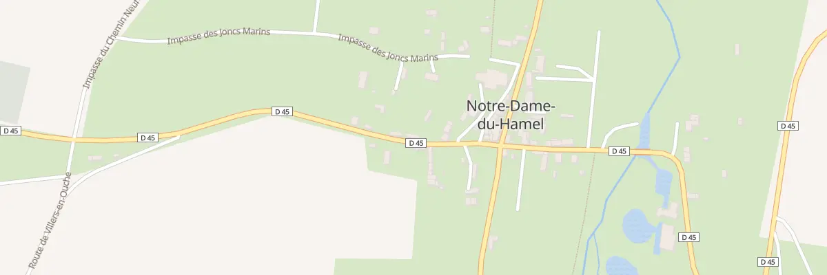 Plan du 110 Rte de Verneusses à Notre-Dame-du-Hamel