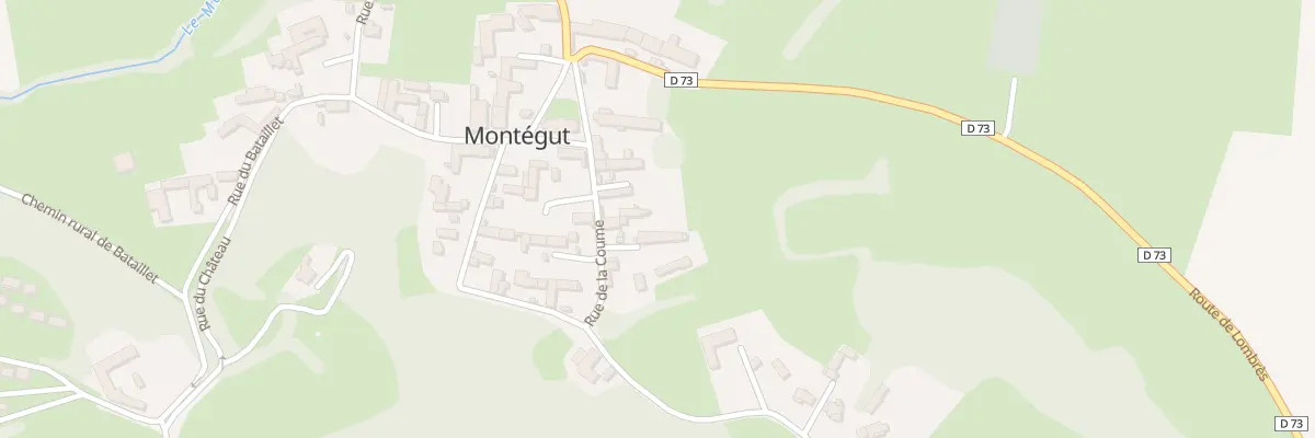 Plan du 2 Imp de la Coume à Montégut
